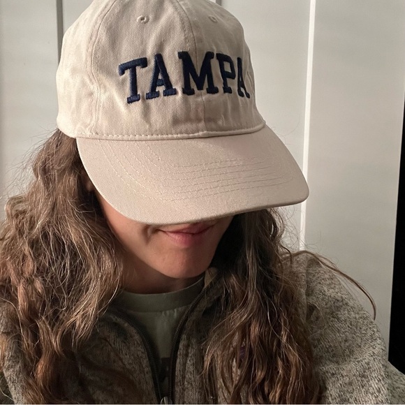 Tampa Tan Baseball Hat - Picture 1 of 6